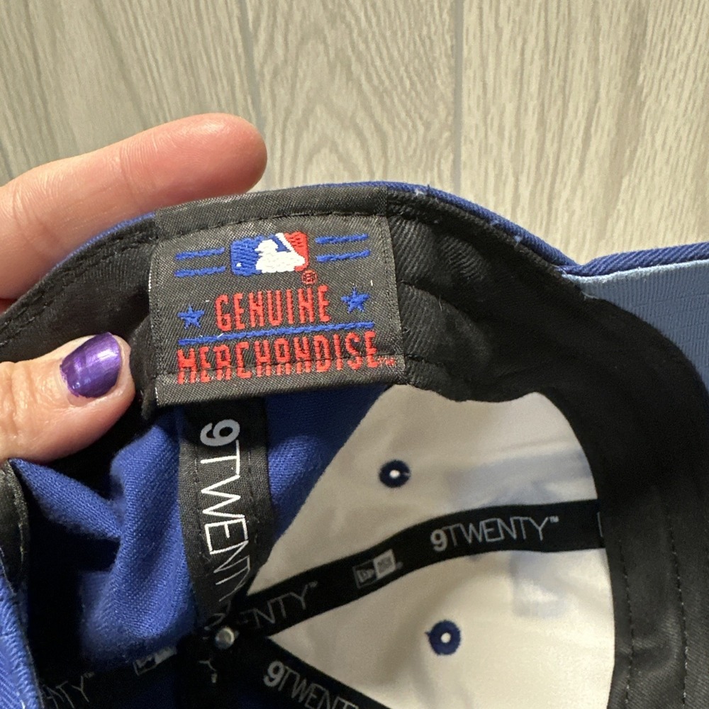 Kansas City Royals‎ KC Baseball Cap New Era Sequin Sparkle Blue White MLB Women - Picture 11 of 11